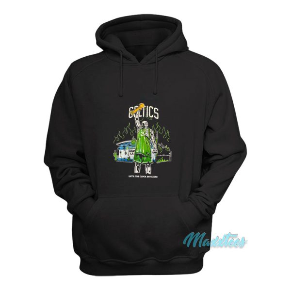 Until The Clock Says Zero Basketball Skull Hoodie