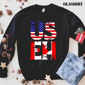 Us Eh Tshirt American Canadian Funny Meme Quote T shirt 1