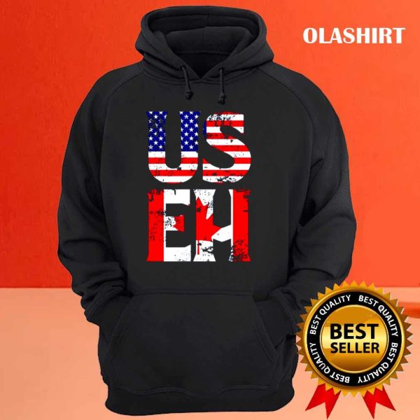 Us Eh Tshirt American Canadian Funny Meme Quote T-shirt