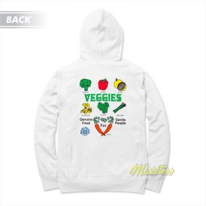 Veggies Genuine Food For Gentle People Hoodie 1
