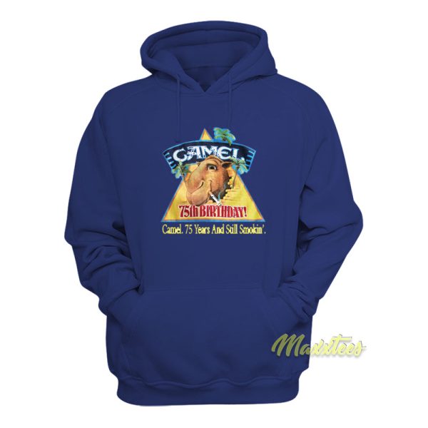 Vintage 1988 Joe Camel Cigarettes 75th Birthday Hoodie