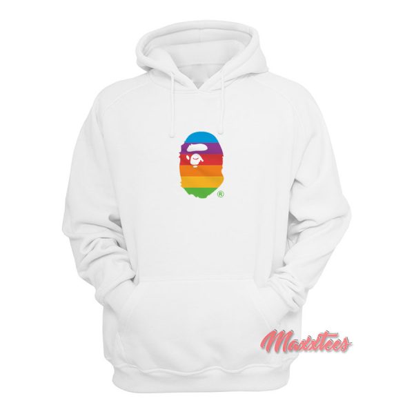 Vintage Bape Old Apple Logo Hoodie