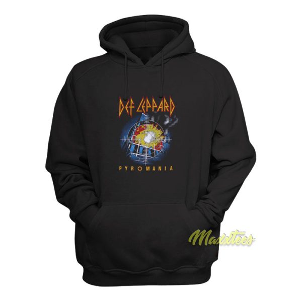 Vintage Def Leppard Arson Oriented Tour 1983 Hoodie