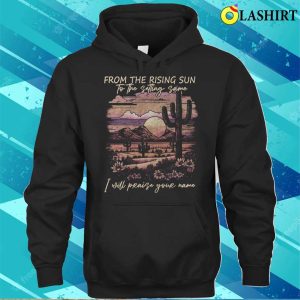 Vintage From The Rising Sun Funny Gift T shirt 3