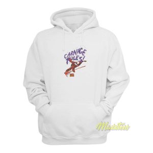 Vintage Marvel Carnage Rules Hoodie 1