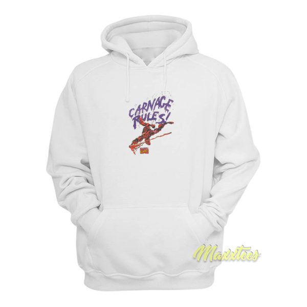 Vintage Marvel Carnage Rules Hoodie