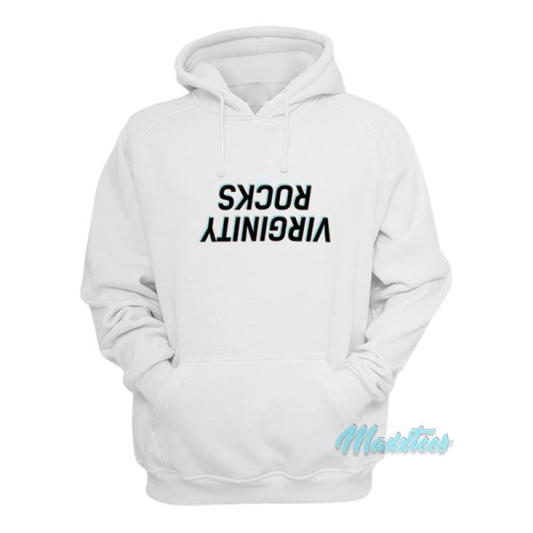 Virginity Rocks Upside Down Danny Duncan Hoodie