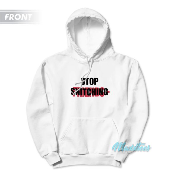 Vlone Stop Snitching No Cap Hoodie