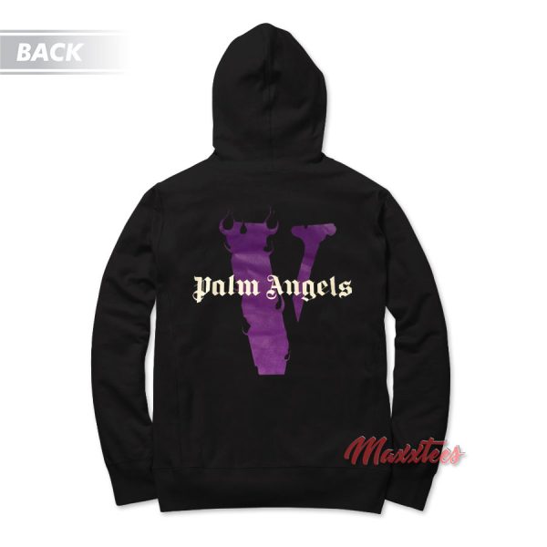 Vlone x Palm Angels Purple Hoodie