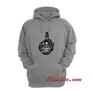 Vulgar Hipster Opposing Art Hoodie 1