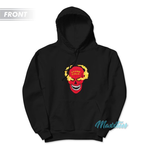 WWE Stone Cold Austin 316 Red Skull Hoodie