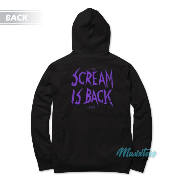 WWE The Scream Is Back Paige Hoodie