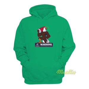 Warning Contains Freedom and Alcohol Eagle Hoodie 1