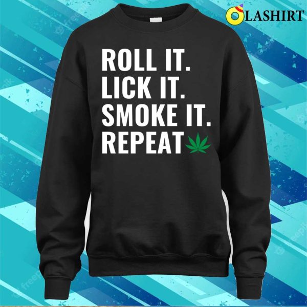 Weed T-shirt, Cannabis Shirt Weed Ganja Blunts Funny T-shirt