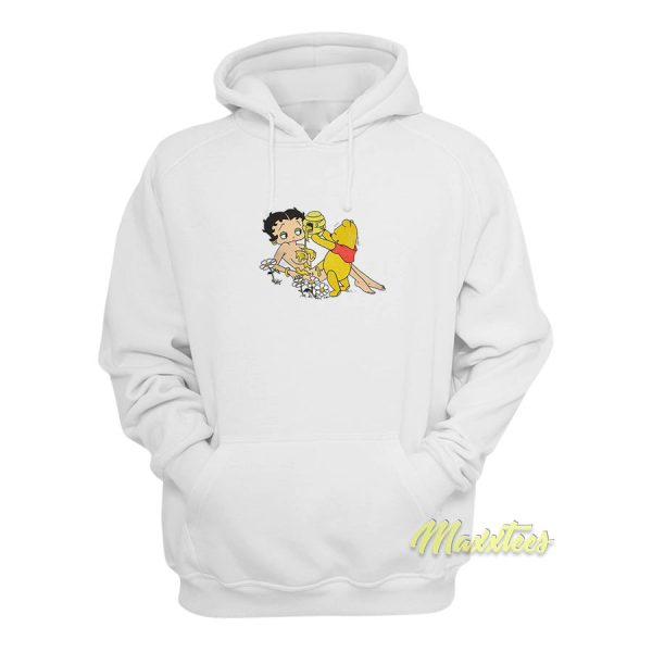 Winnie The Pooh and Betty Boop Hoodie