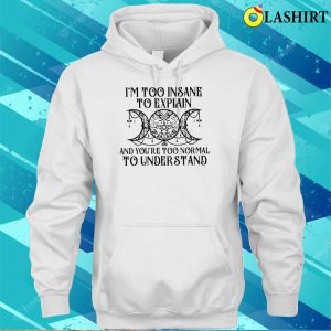 Witch Im Too Insane To Explain And Youre Too Normal To Understand Shirt Funny Witch Shirt 3