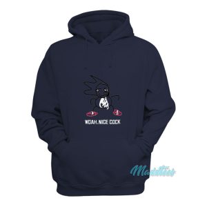 Woah Nice Cock Sonic The Hedgehog Hoodie 1