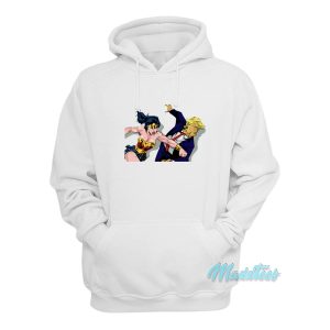 Wonder Woman Punching Donald Trump Face Hoodie 1