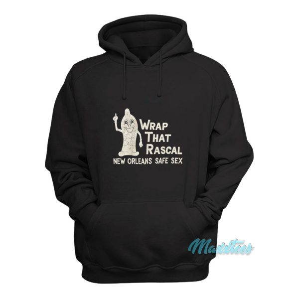 Wrap That Rascal New Orleans Safe Sex Hoodie