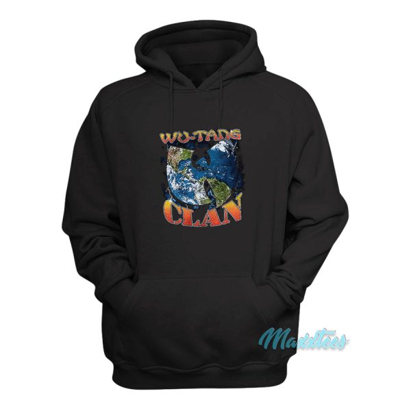 Wu-Tang Clan Earth Logo Hoodie