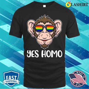 Yes Homo T shirt Yes Homo Funny Lgbtq Gift T shirt 1