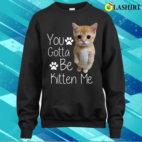 You Gotta Be Kitten Me T-shirt, You Gotta Be Kitten Me Funny Cat T-shirt