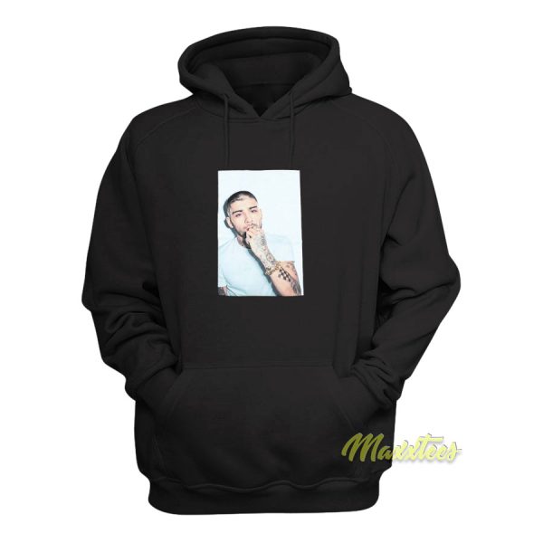 Zayn Malik White On White Photo Hoodie