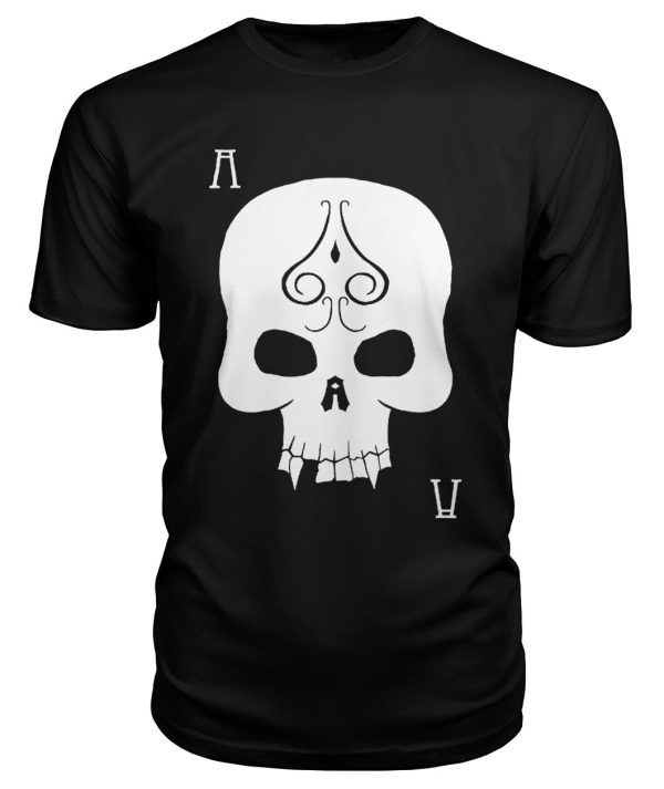 Ace of Spades white skull t-shirt