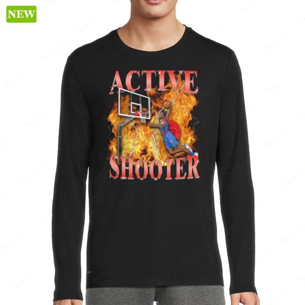 Active Shooter Vintage Hoodie