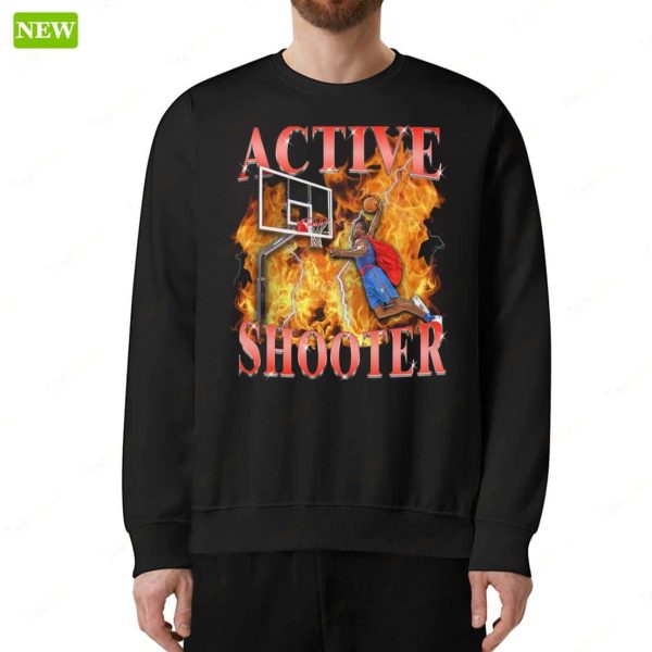 Active Shooter Vintage Hoodie