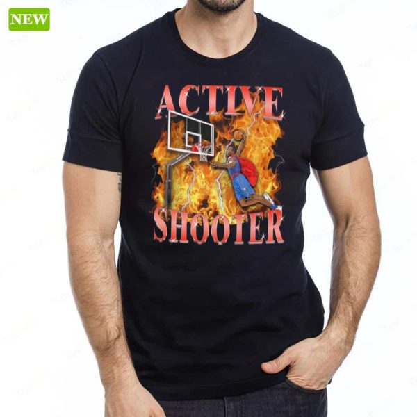 Active Shooter Vintage Hoodie