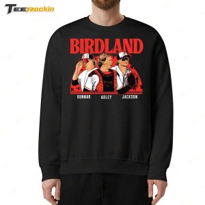 Adley Rutschman Gunnar Henderson And Jackson Holliday Birdland Shirt 2 Adley Rutschman Gunnar Henderson And Jackson Holliday Birdland Shirt 3