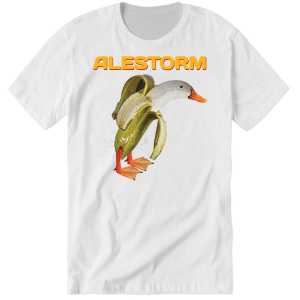 Alestorm Banana With Beak Duck Premium SS T-Shirt