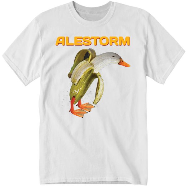 Alestorm Banana With Beak Duck Premium SS T-Shirt