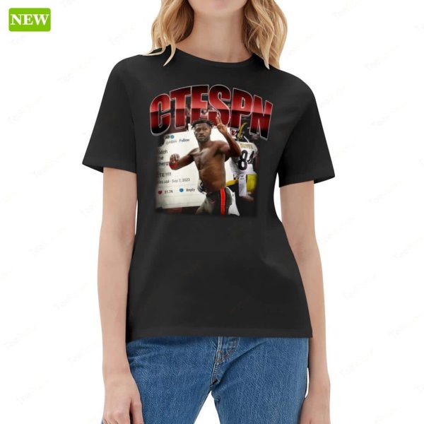 Antonio Brown Ctespn Ladies Boyfriend Shirt