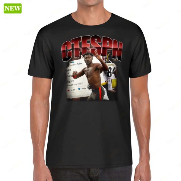 Antonio Brown Ctespn Ladies Boyfriend Shirt