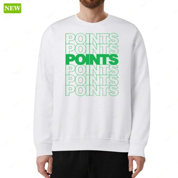 Barstool Points Points Points Ladies Boyfriend Shirt