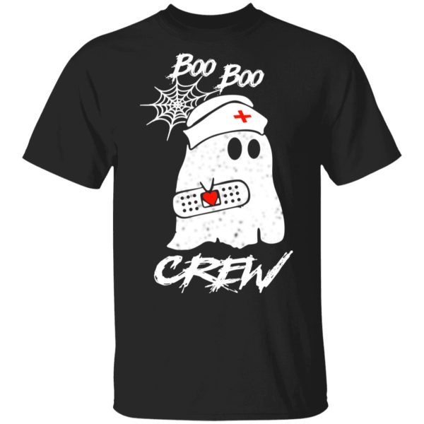 Boo Boo Crew Nurse Ghost Funny Halloween Costume Gift Shirt