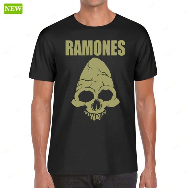 Cm Punk Ramones Skull T-Shirt