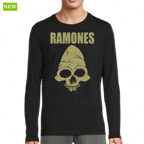 Cm Punk Ramones Skull T-Shirt