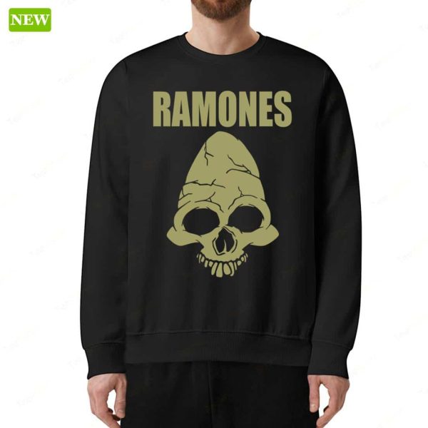 Cm Punk Ramones Skull T-Shirt