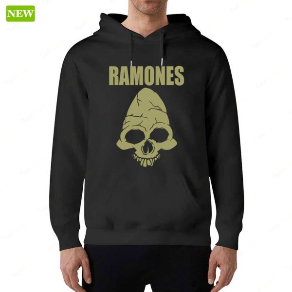 Cm Punk Ramones Skull T-Shirt