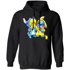 Cute Stitch Pokemon T Shirts 4