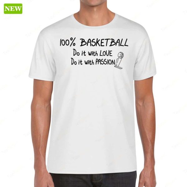 D’angelo Russell 100 Basketball Do It With Love Do It With Passion Shirt