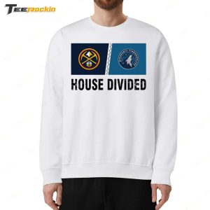 Denver Nuggets Minnesota Timberwolves House Divided NBA Hoodie 2