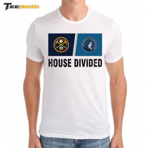 Denver Nuggets Minnesota Timberwolves House Divided NBA Hoodie 3