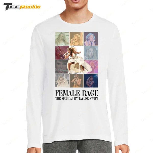 Femaale Rage The Musical By Taylor Swift Ladies Boyfriend Shirt