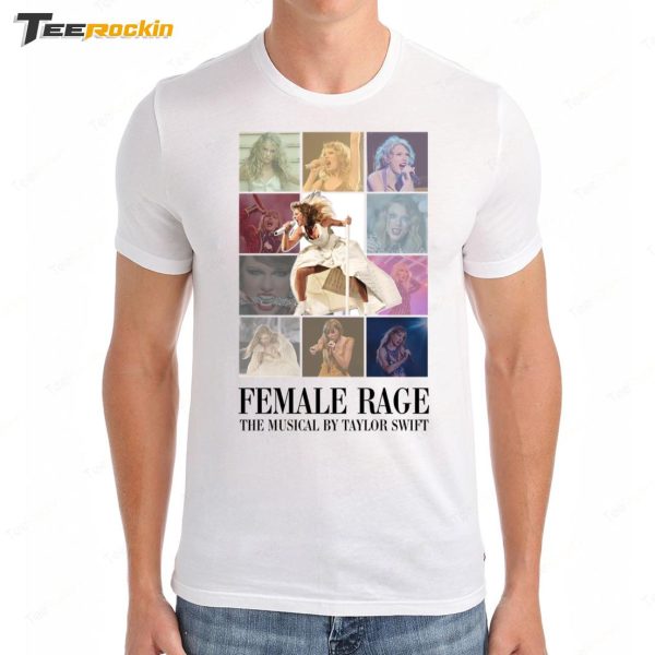 Femaale Rage The Musical By Taylor Swift Ladies Boyfriend Shirt