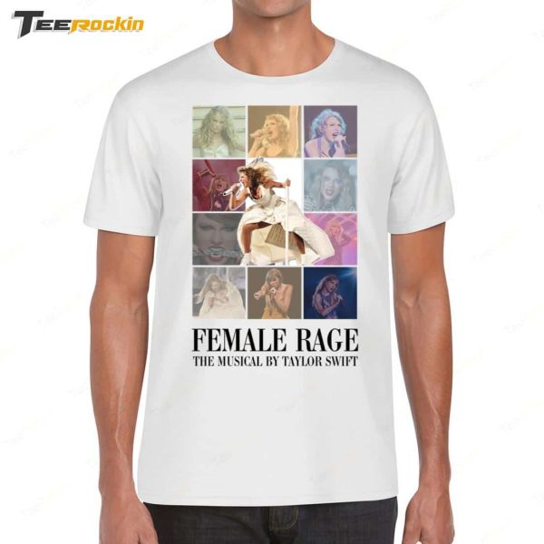 Femaale Rage The Musical By Taylor Swift Ladies Boyfriend Shirt