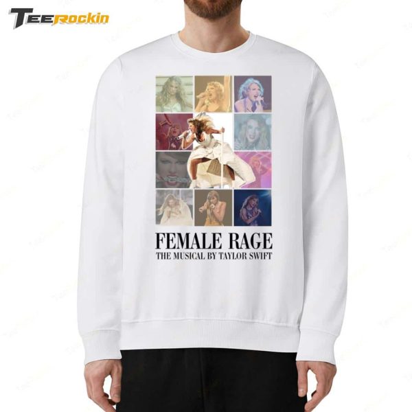 Femaale Rage The Musical By Taylor Swift Ladies Boyfriend Shirt